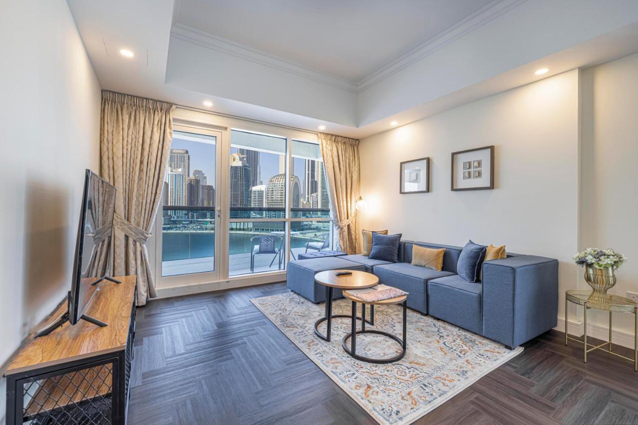 Daniels 1br Business Bay Partial Burj Khalifa View Апартаменты